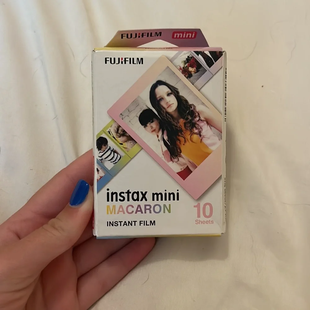 Polaroid blue camera